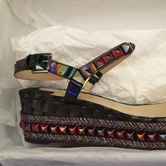 Christian Louboutin Wedge Sandals - Picture 6 of 12